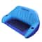 6ft. Inflatable Blue Love Seat Swimming Pool Float with Convertible Footrest
